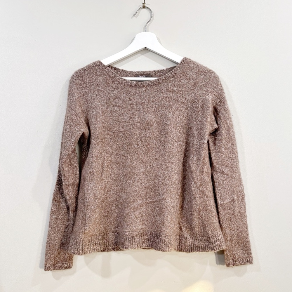 J. McLaughlin 100% Cashmere Sweater Women’s Small Brown Long Sleeve Pullover
